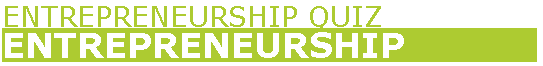 Entrepreneurship Quiz Logo